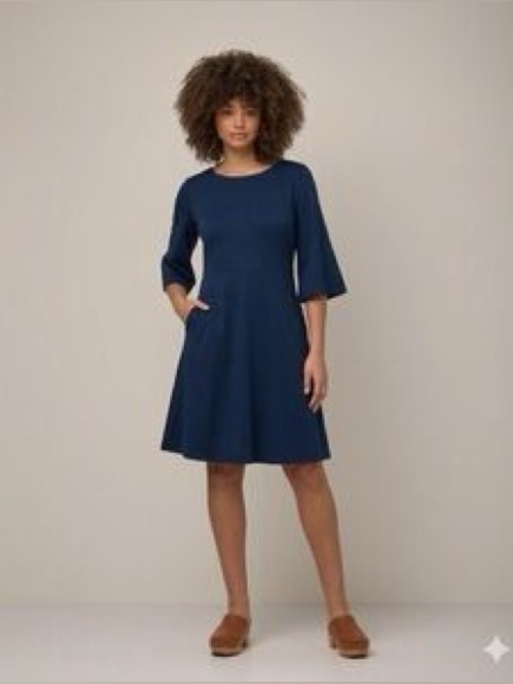 Wool& Renata Dress - Marine Blue - M